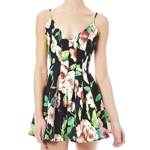 Floral print romper
